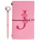 thumbnail image 1 of Juego de cuadernos de viaje JEWPHX de piel rosa, 20 x 12 cm, 1 of 7