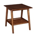 thumbnail image 2 of Linon Samantha Table d'Appoint à une Tablette en Bois de Style Moderne Mi-Siècle pour Salon, Brun, 2 of 5