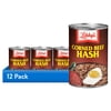 (12 pack) Libby's Corned Beef Hash, 37g Protein Per Serving, Canned Food, 15 oz.