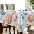 thumbnail image 5 of Yayeee Tablecloths 54" x 54" Rectangle Wrinkle Resistant Party Table Cover, Pastel Easter Pattern, 5 of 8