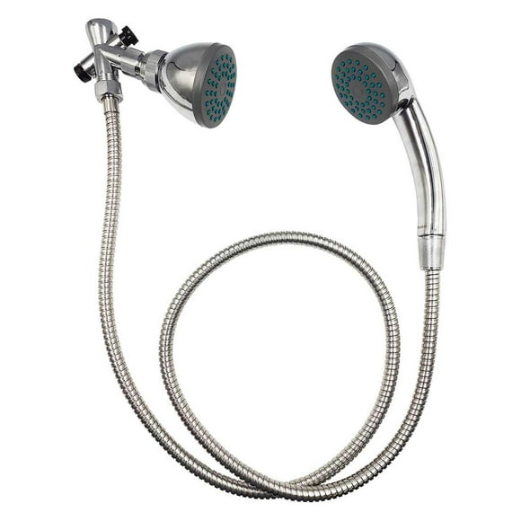 Regadera Telefono Con Limpia Sarro Cromo Rugo Rugo 44t