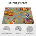 thumbnail image 3 of Honeii Gnomes With Pumpkins Print Kitchen Drying Mat Coffee Bar Mat Hide Stain Coffee Maker Mat for Countertops Coffee Pot Dish Drying Mat, 3 of 7