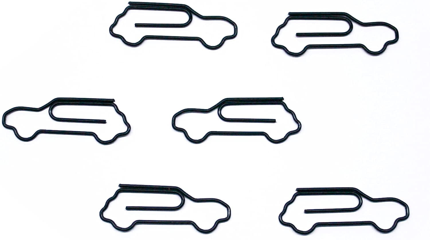 100 Count Black Car Shaped Paper Clips, Car Lover Cute Gifts, Office  Supplies, Desk Organization