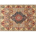 thumbnail image 1 of Ahgly Company Machine Washable Indoor Rectangle Traditional Sandy Brown Area Rugs, 5' x 8', 1 of 7