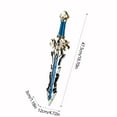 thumbnail image 3 of Blue Induction Glowing Sword For Kids With Realistic Sounds Plastic Material Size 18.7 X 4.7 X 1.2 Inches For Imaginative Battles Blue, 3 of 6