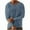 Sky Blue, variant on Long Sleeve Shirt for Men Cotton Linen Lightweight Crew Neck Pullover Basic Beach Vacation Tops
