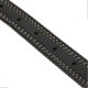 thumbnail image 2 of A Pair of Britain Saddle Horse Stirrup Belt Soft Leather Microfiber Stainless Steel BuckleBlack, 2 of 4