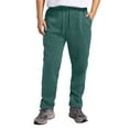 thumbnail image 5 of Curuila Men Pants Solid Color Drawstring Waistband Straight Leg Casual Comfortable Long Trousers With Pocket Green Size 2Xl, 5 of 5
