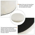 thumbnail image 4 of 5Pack Wool Buffing Pads 6 inch Polishing Pad Car Auto Buffing Pads Wool Polishing Buffing Pad Hook and Loop, 4 of 6