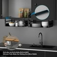 thumbnail image 5 of 2 Pack Under Shelf Storage Basket Organizer, Adjustable Hanging Cabinet Add-on for Kitchen Pantry Laundry Room, 5 of 5
