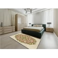 thumbnail image 4 of Ahgly Company Indoor Square Patterned Khaki Gold Area Rugs, 6' Square, 4 of 6