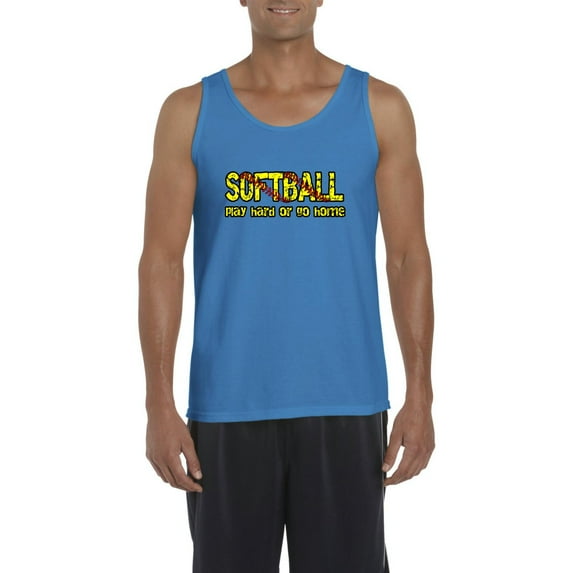 Artix - Men's Tank Top for Men - Softball Play Hard or Go Home