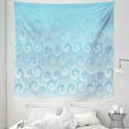 thumbnail image 1 of Abstract Tapestry, Halftones Background with Circles and Little Digital Dots Like Ocean Wave Art, Fabric Wall Hanging Decor for Bedroom Living Room Dorm, 5 Sizes, Pale Blue, by Ambesonne, 1 of 1