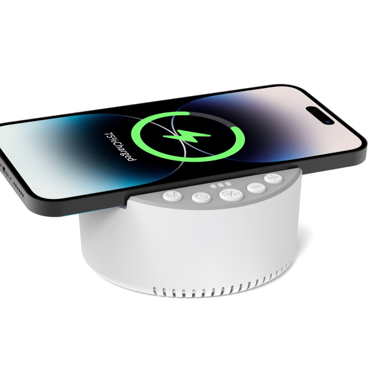 Tancola Baby Sleep White Noise Machine with Wireless Charge and  Bluetooth Speaker