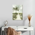 thumbnail image 2 of Elephant Stock Path To The Beach Vintage Wall Art - Vertical Multi Panel Canvas - Living Room Wall Decor - Beach Multi Panel - Blue And Gray Decor By Melanie Viola - 14" x 23", 2 of 4