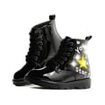 thumbnail image 1 of Bota Coqueta para Niña Charol Negro Con Luces Led Estrellita, 1 of 6