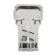 thumbnail image 5 of Hebilla de correa de reloj plateada, cierre ergonómico de acero inoxidable, accesorio de repuesto para relojero, 20mm, 5 of 14