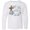 AA-White, variant on Inktastic Easter He Has Risen with Cross and Flowers Long Sleeve Youth T-Shirt