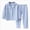 A31-Blue, variant on Toddler & Kids Pajamas Set Cotton Seamless Snug Fit Long Sleeve Loungewear Sleepwear Set,Smooth 6-12 Months 12-24 Months 2t 3t 4t 5t 6t 7t 8t 9t Children Blue 0-1 Years