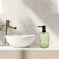 thumbnail image 2 of 1 Pc Simple Cylindrical Soap Pump Dispenser for Bathroom 500ml Green Black, 2 of 6