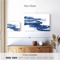 thumbnail image 4 of Elephant Stock Classic Blue Wall Art - Horizontal Canvas Wall Art - Living Room Wall Decor - Abstract Canvas - Blue And White Decor By Chris Paschke - 12" x 8", 4 of 8