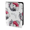 thumbnail image 2 of Rateoe Cute Poodle Dog Pattern Passport Holder Wallet Leather Mulit-purpose Travel Wallet Credit Cards Case ,Passport Cover for Women Men-6.5 in, 2 of 5