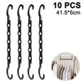 thumbnail image 1 of 10 Uds. Perchas mágicas organizador de perchas para ropa que ahorra espacio, 1 of 5