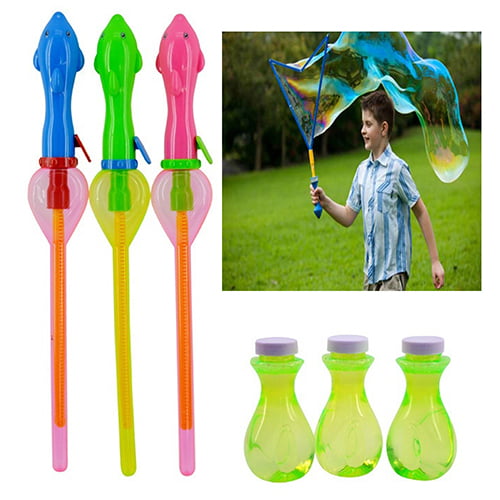 LARGE BUBBLE SWORD WAND Blower TOY SUMMER GARDEN BBQ Magic PARTY KIDS Baby Child 