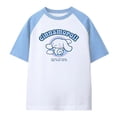thumbnail image 2 of Playera Cinnamoroll para Niñas Manga Corta Blanco Azul Claro Talla 8, 2 of 8