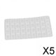 thumbnail image 1 of 5x Molde de s de Pared de Casa de Muñecas Fácil de Limpiar Reutilizable Resistente a Desgarros DIY Mini Molde de Silicona de para Sum 5 piezas, 1 of 8