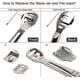thumbnail image 5 of Pedicure Foot File, Callus Remover, Corn Remover, Heel Shaver, Hard And Dead Skin Stainless Steel With 10 Blades, Foot Care Tool, 5 of 5