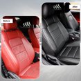thumbnail image 6 of Red Rain Black Mustang Seat Covers Leather Seat Cover for Cars Customized Ford Mustang 2016 2017 2018 2019 2020 2021 2022 2023 10Pcs (Mustang-Black), 6 of 7