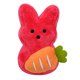 thumbnail image 4 of Conejito de peluche de Pascua, lindo muñeco de zanahoria Peep para niños, azul, 4 of 9