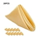 thumbnail image 3 of Yuarrent Servilletas de elegantes y modernas, 20 piezas, para todas las ocasiones, servilletas de tela cuadradas Kits de decoración para fiestas oro, 3 of 6