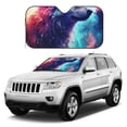 thumbnail image 2 of Fuzoiu Starry Multicolored Wolf Print Car Windshield Sunshade,Foldable Reflective Sun Visor,Windshield Sun Shade,UV Rays Sun Visor Shade,Auto Front Sun Shield Shade-Medium, 2 of 8