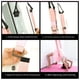 thumbnail image 5 of Advancent Correa amplia de la extensión de la hamaca de la yoga del peso ligero y portátil del oscilación de la hamaca de la yoga del Accesorios para máquinas de ejercicios rosa, 5 of 6