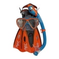 thumbnail image 1 of Set Cressi Mex Jr. Pegaso y Iguana Azul/Naranja Talla S/M 24/27 Mx, 1 of 3