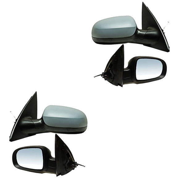 Par de Espejos Corsa 2002 A 2008 Chevrolet Man Liso C/Control Genérica .