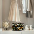 thumbnail image 4 of HELLHERO Sunflowers and Daisies Portable Iron Storage Holder with Zipper Closure Travel Iron Organizer, Case Only, 4 of 6