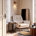 thumbnail image 2 of Meridian Furniture Vassa Brown Burl Veneer End Table, 2 of 11