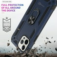 thumbnail image 5 of CoverON for Apple iPhone 13 Pro Max Ring Case, Kickstand Rugged Phone Cover Magnetic Car Mount Compatible - Navy Blue, 5 of 10