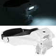 thumbnail image 4 of Cergrey Head Magnifying Glass,Head Loupe,LED Helmet Magnifier Beauty Adjustable Headband Magnifying Glass Head Loupe, 4 of 8