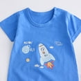thumbnail image 3 of Dagaeig Baby Boy Rompers Short Sleeve Jumpsuit Soft Outfits 0 3 6 9 12 18 24 Months Baby Boy Summer Clothes Size 6-9 Months, 3 of 4