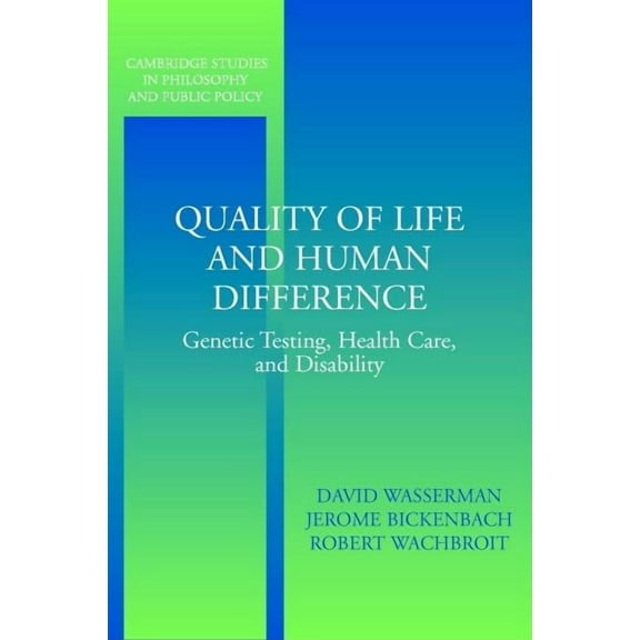 Cambridge Studies in Philosophy and Publ Quality of Life Human Difference, (Paperback)