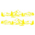 thumbnail image 2 of Car Stickers Waterproof 150cm Tree Mountain Car Decoration Decals, 2 of 7