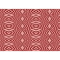 thumbnail image 1 of Ahgly Company Indoor Rectangle Patterned Light Coral Pink Area Rugs, 3' x 5', 1 of 6