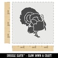thumbnail image 2 of Male Turkey with Feathers Out Thanksgiving DIY Cookie Wall Craft Stencil - 3.5 Inch, 2 of 5
