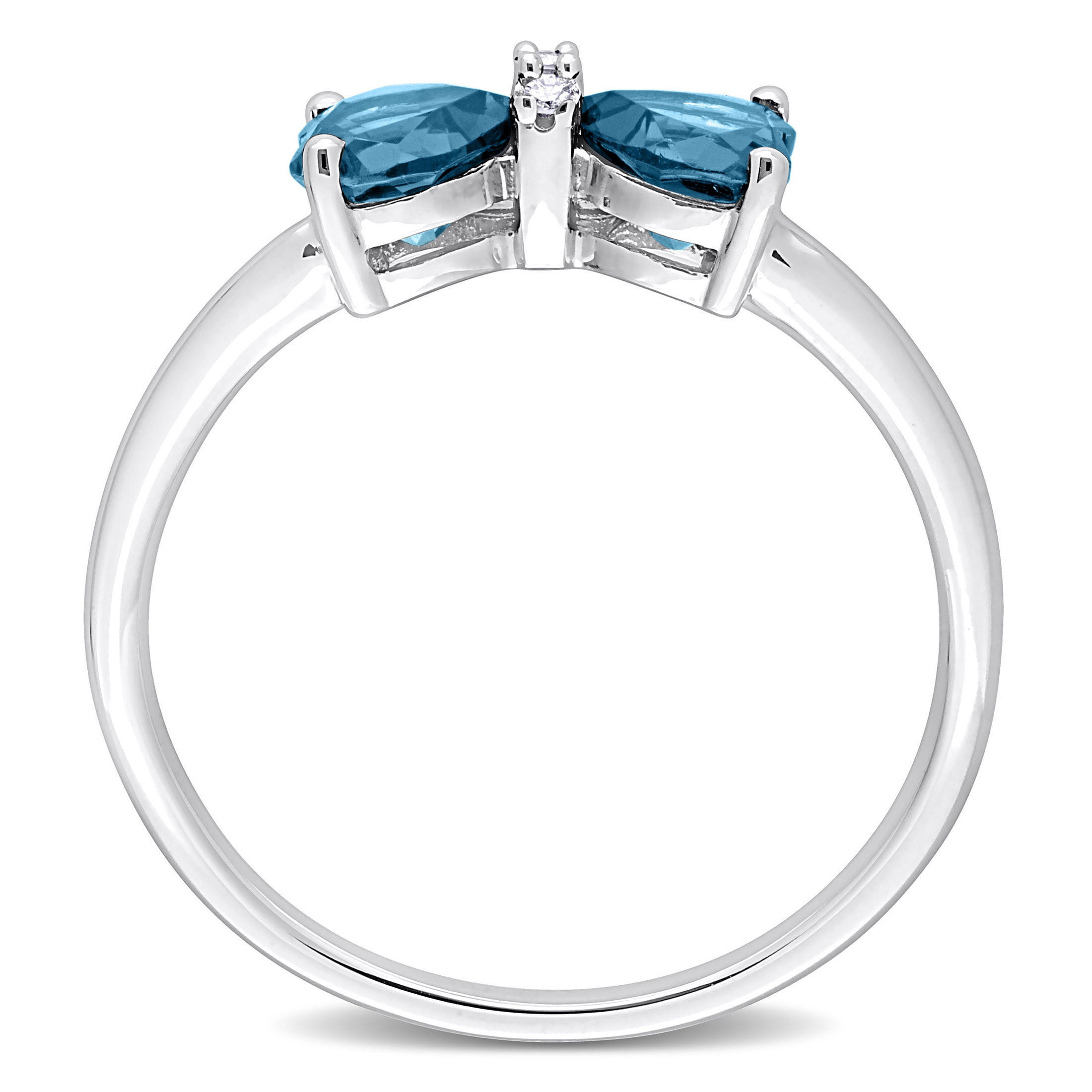 Everly Women's Topaz 10k White Gold Jewelry Set
