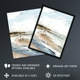 thumbnail image 2 of Artery8 Filey Beach Watercolour Coastal Landscape England Living Room Artwork Framed Wall Art Print A4, 2 of 5