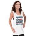 thumbnail image 3 of Freedom Don't Take It For Granite Pun Plus Size Graphic Tank Top Brisco Brands 2X, 3 of 6